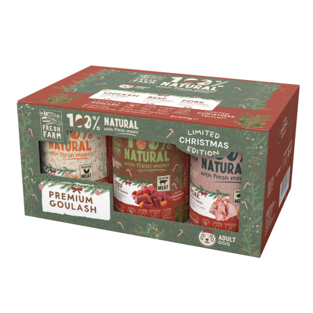 Import - Fresh Farm Dog Goulash Mix 6X400gr Christmas Edition