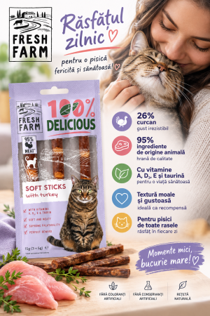 Montero - Fresh Farm Soft Sticks 3*5gr Turkey