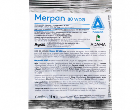FITOFARMACIE - Fungicid Merpan 80 WDG, 15 g