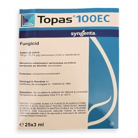 FITOFARMACIE - FUNGICID TOPAS 100 EC 3ml