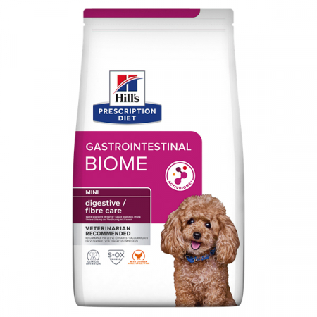 HILLS PD - 3kg Hill's PD Canine Gastrointestinal Biome Mini, hrană uscată dietă veterinară pentru câini cu probleme digestive