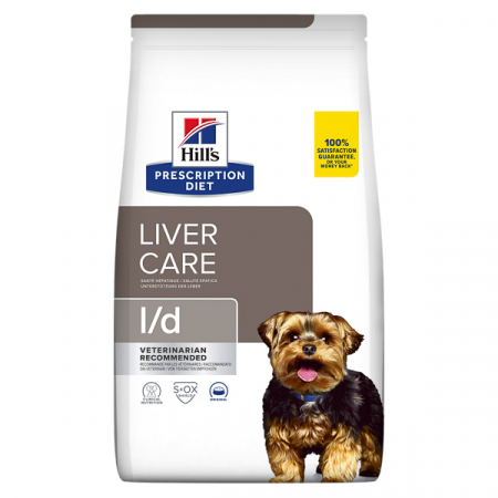 HILLS PD - 10kg Hill's PD Canine L/D , hrană uscată dietă veterinară pentru câini cu probleme hepatice