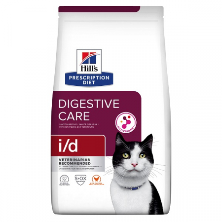 Produse - 8kg Hill's PD Feline I/D, hrană uscată dietă veterinară pentru pisici cu probleme intestinale