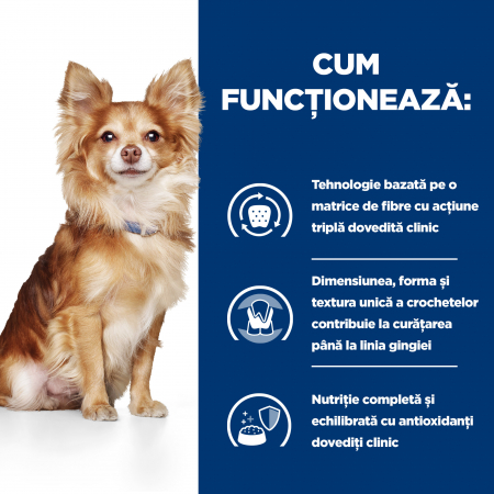 3kg Hill's PD t/d Dental Care Mini  hrana dieta veterinara pentru caini [8]