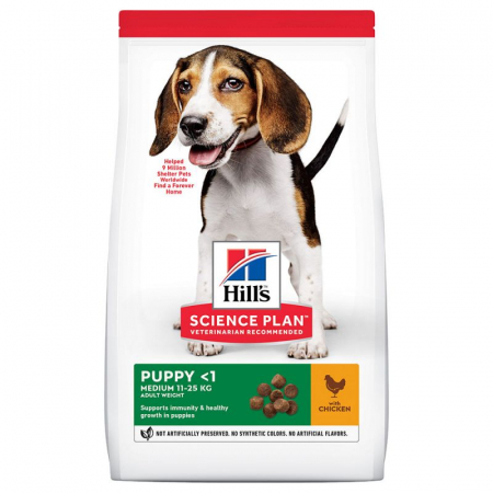 Hill's SP Puppy Medium hrana pentru caini cu pui 14 kg [0]