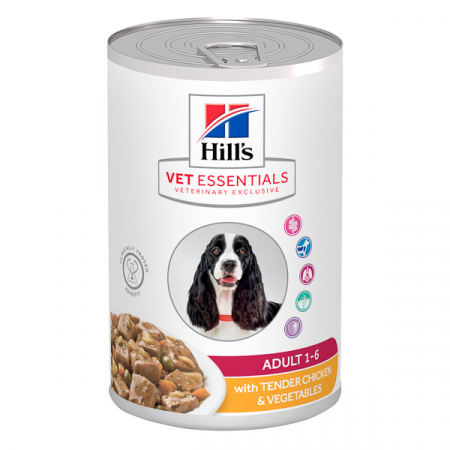HILLS VE - Hill's Vet Essentials Canine Adult Chicken and Vegetables 363 g (conserva)