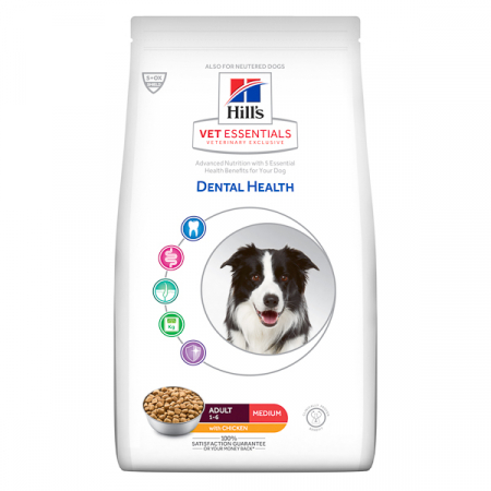 HILLS VE - Hill's Vet Essentials Canine Adult Dental Medium Chicken 10 kg