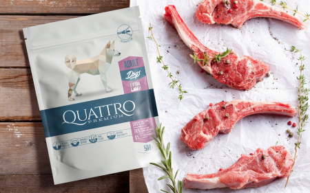 Hrana uscata pentru caini Quattro All Breed Extra Lamb 12kg [1]