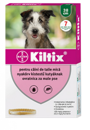 Zgardă antiparazitară pentru câini de talie mică (38 cm) - Kiltix [0]