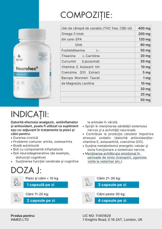 NeuroHes pentru câini și pisici – Supliment neurologic veterinar pentru susținerea sistemului nervos [4]