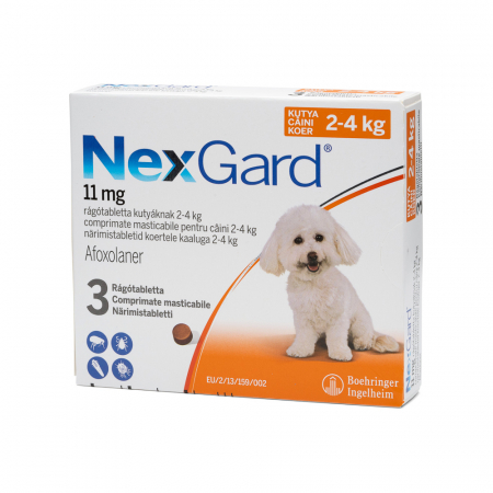 Nexgard - Nexgard dog S 2-4kg 3 tablete