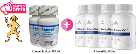 Pachete Promo - Azomed x2 + RenixVet 60 capsule x4