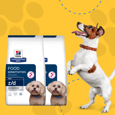 PROMOȚII - Hill’s Prescription Diet z/d Mini – hrană hipoalergenică pentru câini