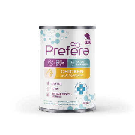 Necunoscut - Prefera MPD Adult- chicken and pumpkin 400gr
