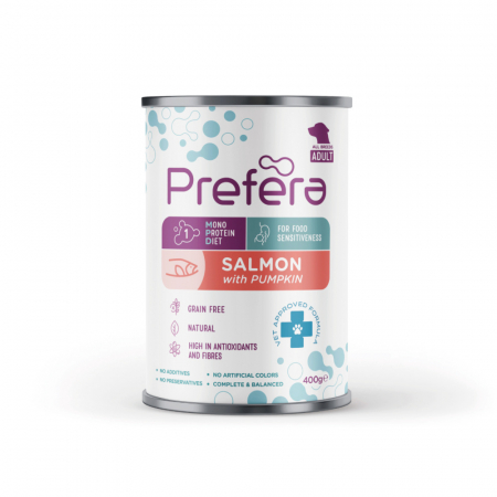 Necunoscut - Prefera MPD Adult- salmon and pumpkin 400gr
