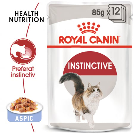 Royal Canin Instinctive In Jelly Adult hrana umeda in aspic pentru pisica, 12 x 85 g [0]