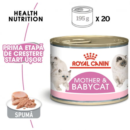 Royal Canin Mother & BabyCat hrana umeda pisica mama si puii pana la 4 luni, 195 g [0]