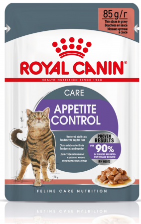 PENTRU PISICI - Royal Canin Appetite Control Care, hrana umeda pisici, adult sterilizat, reglarea apetitului, (in sos), 85g x 12