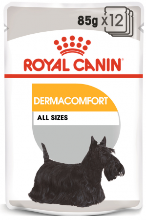 12 x 85g Royal Canin Dermacomfort Adult hrana umeda caine pentru prevenirea iritatiilor pielii [1]