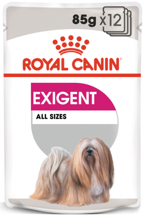 12 x 85g Royal Canin Exigent Adult hrana umeda caine apetit capricios [1]