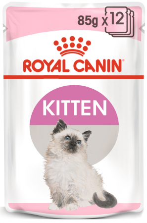 PENTRU PISICI - Royal Canin Kitten In Loaf hrana umeda pate pentru pisica, 12 x 85 g