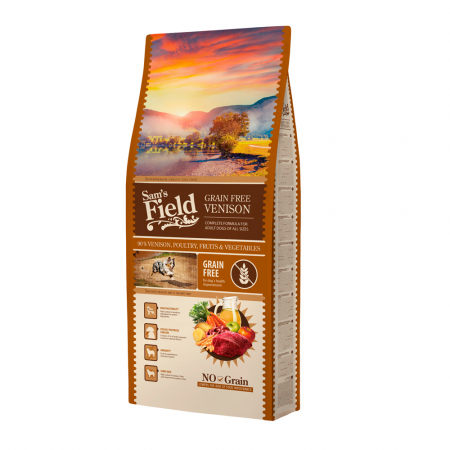 Produse - Sam's field adult grain-free venison 13kg