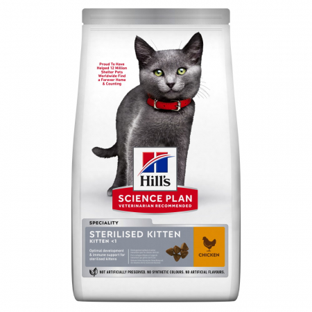 Pet food - SP FELINE KITTEN STERILISED CHK 3 KG