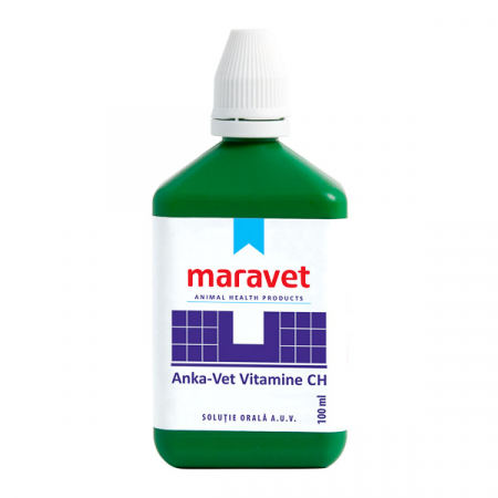 PENTRU PĂSĂRI - Supliment vitamino-mineral pentru animale Anka Vet Vitamin CH 20 x 100ml
