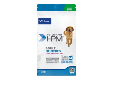 3kg Virbac HPM Adult Neutered Dog Large & Medium – Hrană Uscată pentru Câini Sterilizați de Talie Medie și Mare [1]