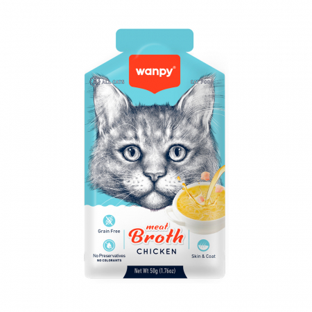 Necunoscut - Wanpy supa de pui 50 gr pentru pisici