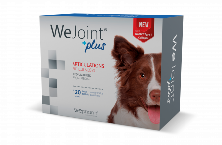 SUPORT ARTICULAR - WeJoint Plus Dog Medium Breed 120cp, supliment pentru articulatii caini