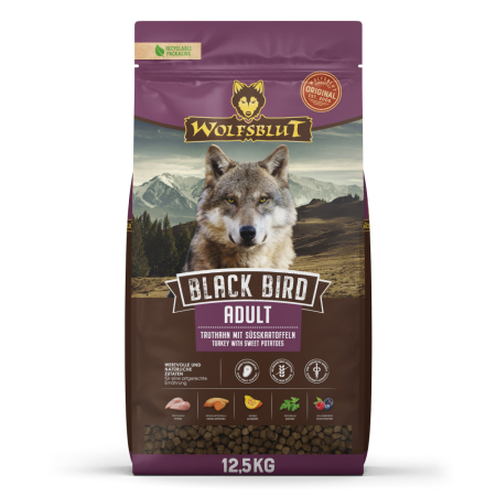 Import - Wolfsblut Black Bird and turkey 12.5 kg