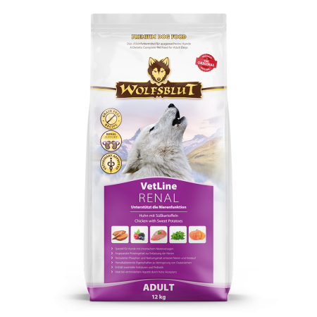 Import - Wolfsblut Diet Renal - chicken 12 kg