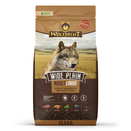 Import - Wolfsblut Wide Plain Large Breed - horse 12.5 kg