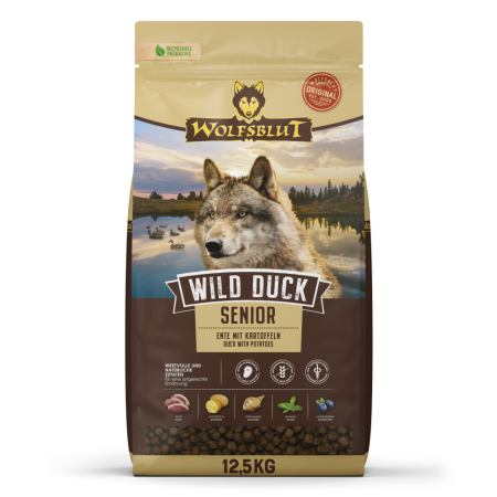 Import - Wolfsblut Wild Duck Senior - duck 12.5 kg
