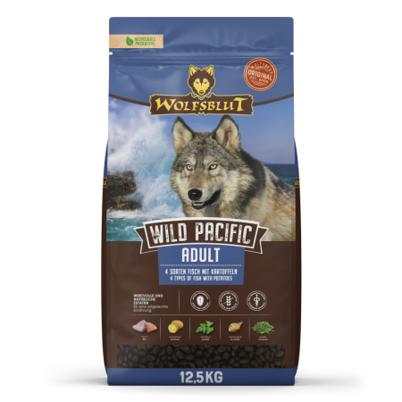 Import - Wolfsblut Wild Pacific Adult - fish 12.5 kg