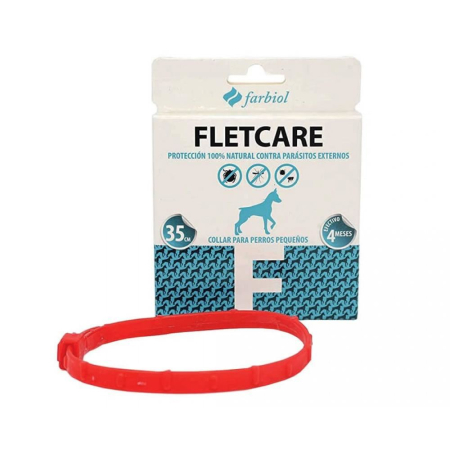 PENTRU CÂINI - Zgarda antiparazitară pentru câini de talie mică, Fletcare, 35 cm – protecție pentru plimbări fără griji