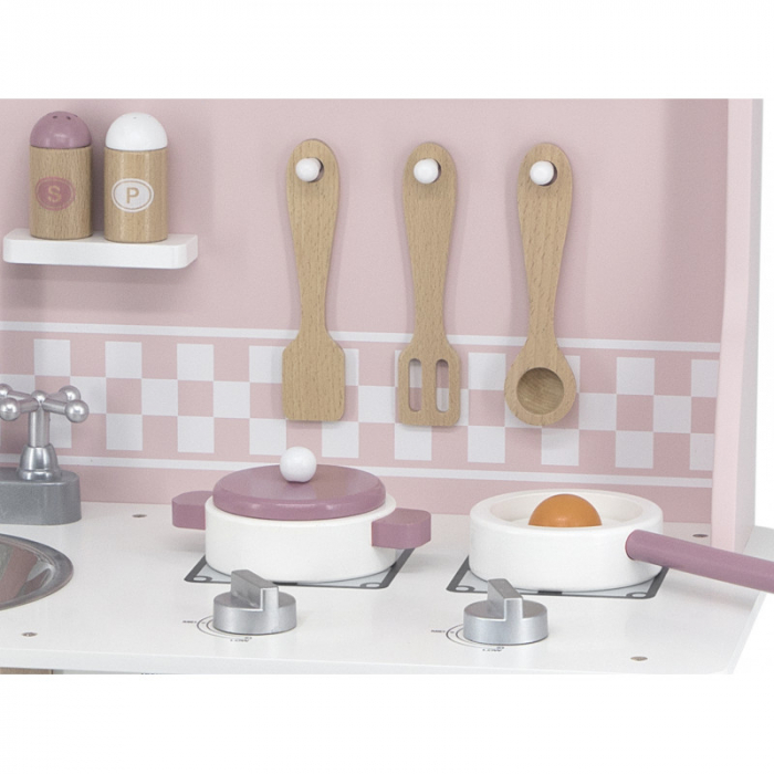 Bucatarie roz din lemn cu accesorii, PolarB, Viga [2]