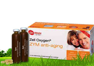 Supliment alimentar Zell Oxygen ZYM anti-aging cu coenzima Q10 Dr. Wolz 14cps + 14 fiole x 20ml [2]