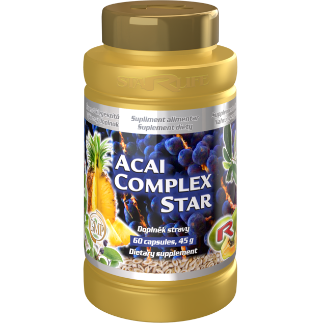 Acai Complex Star, Antioxidant puternic și suport digestiv [1]