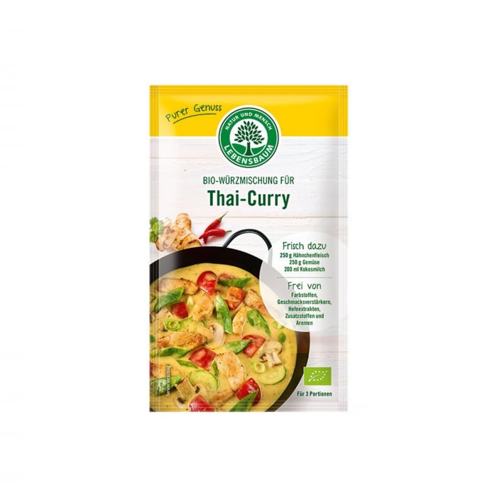 Amestec Bio de Condimente Pentru Thai-Curry, 23 G Lebensbaum [1]
