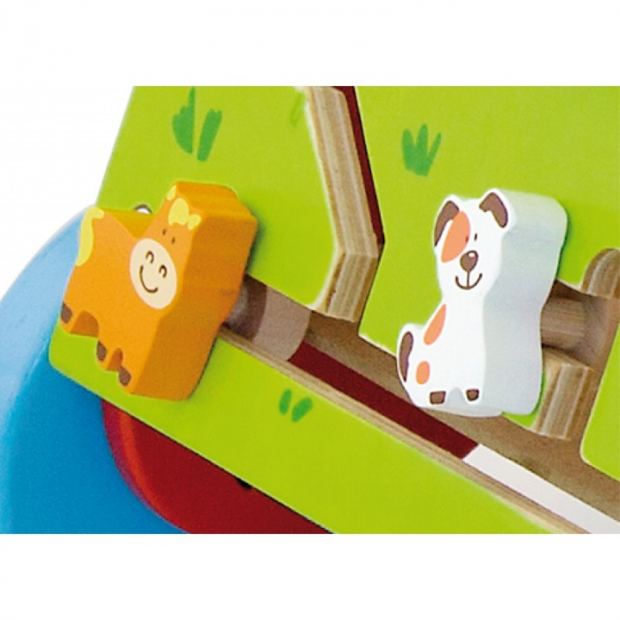 Antemergator rosu cu activitati tip Montessori [4]