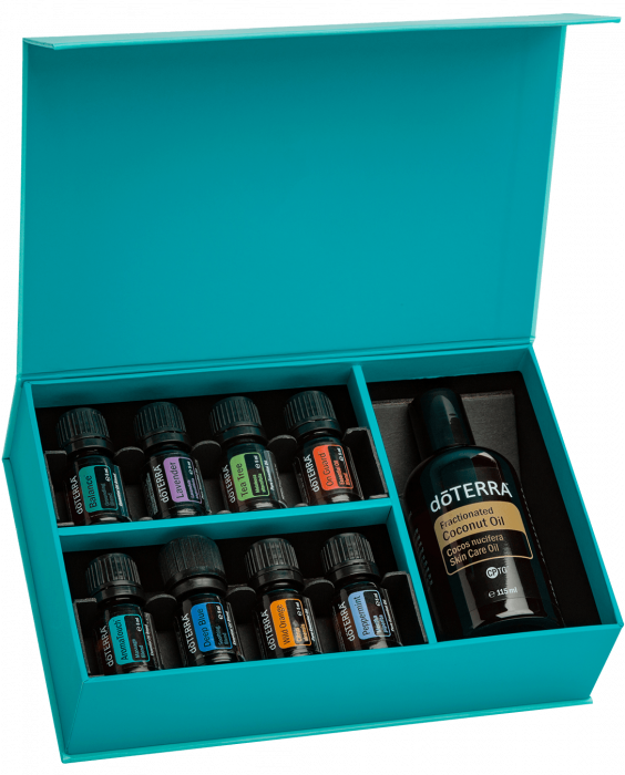 AromaTouch Technique™ Kit (8 uleirui esențiale + ulei de cocos) [1]