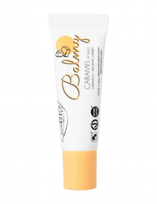 Balsam de buze incolor Caramel Balmy 06 - Purobio [1]