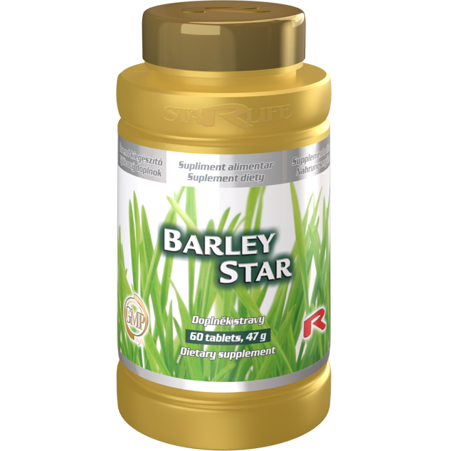 Barley Star, orz verde cu fibre, minerale și efect alcalinizant [1]