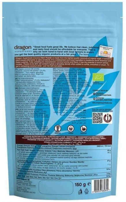 Băutură de cocos pudră BIO, 150g [2]