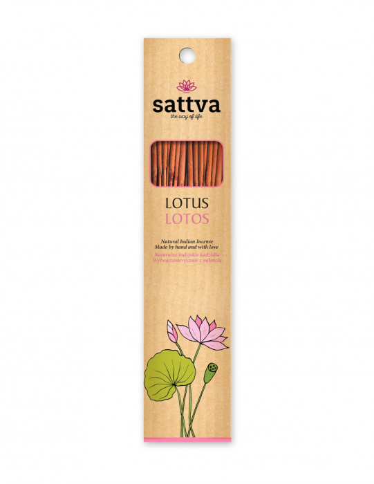 Bețișoare parfumate cu Lotus – Sattva Ayurveda [1]
