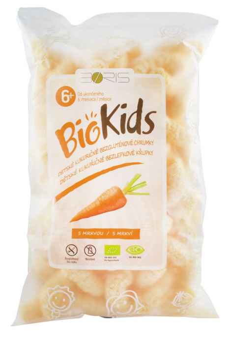 BioKids Pufuleti BIO cu morcovi, 55 g [2]