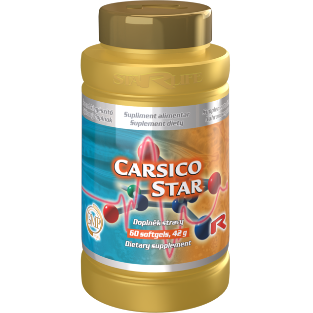 Carsico Star, Supliment cu Coenzima Q10 și L-Carnitină pentru energie celulară [1]