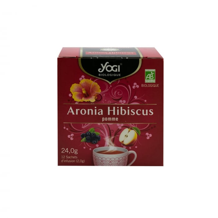 Ceai BIO aronia, hibiscus si mar, 12 plicuri - 24 g Yogi Tea [1]